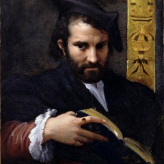 Portrait of a Man with a Book by Parmigianino