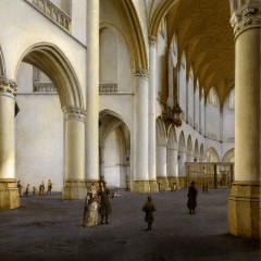 Interior of St. Bavo, Haarlem by Isaac van Nikkelen