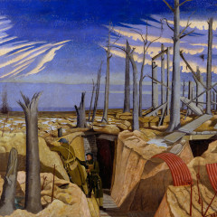 Oppy Wood, 1917. Evening, by John Nash