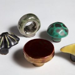 Collection of brightly coloured ceramic buttons